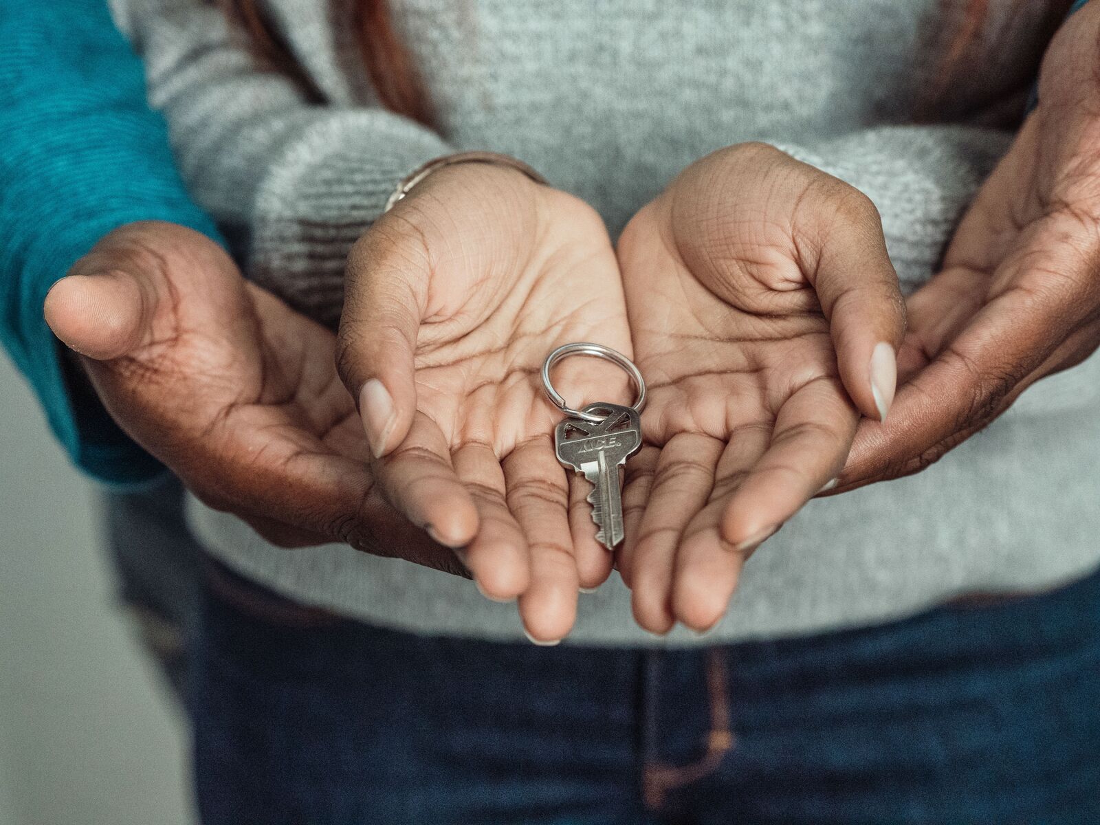 Remise des clés lors d'un achat immobilier